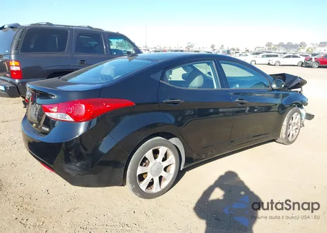 2013 Hyundai Elantra Limited из США, поврежденный, VIN KMHDH4AE1DU631278